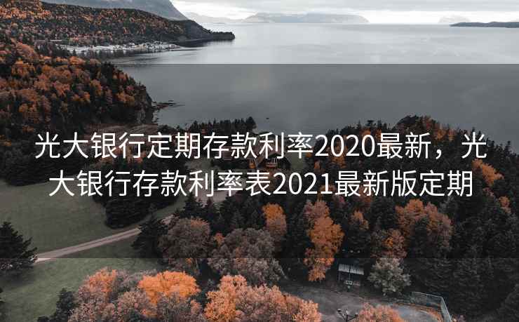 光大银行定期存款利率2020最新，光大银行存款利率表2021最新版定期  第1张