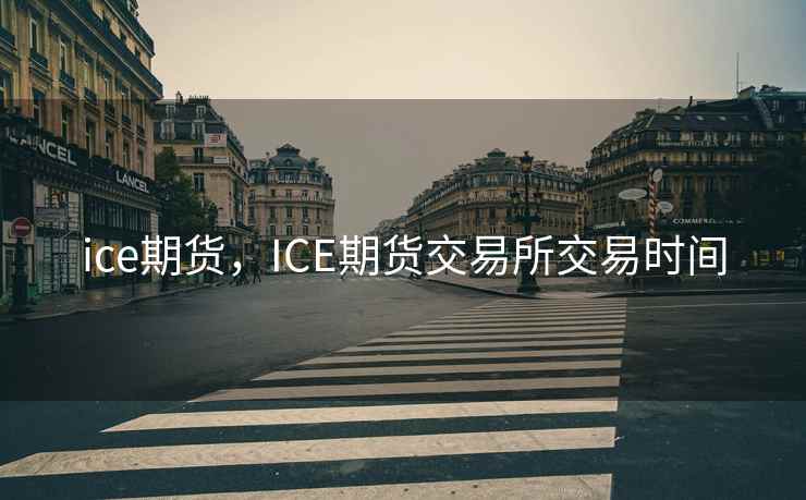 ice期货，ICE期货交易所交易时间  第2张