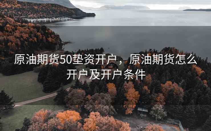 原油期货50垫资开户，原油期货怎么开户及开户条件