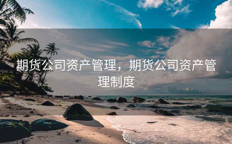 期货公司资产管理，期货公司资产管理制度