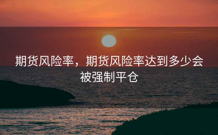 期货风险率，期货风险率达到多少会被强制平仓